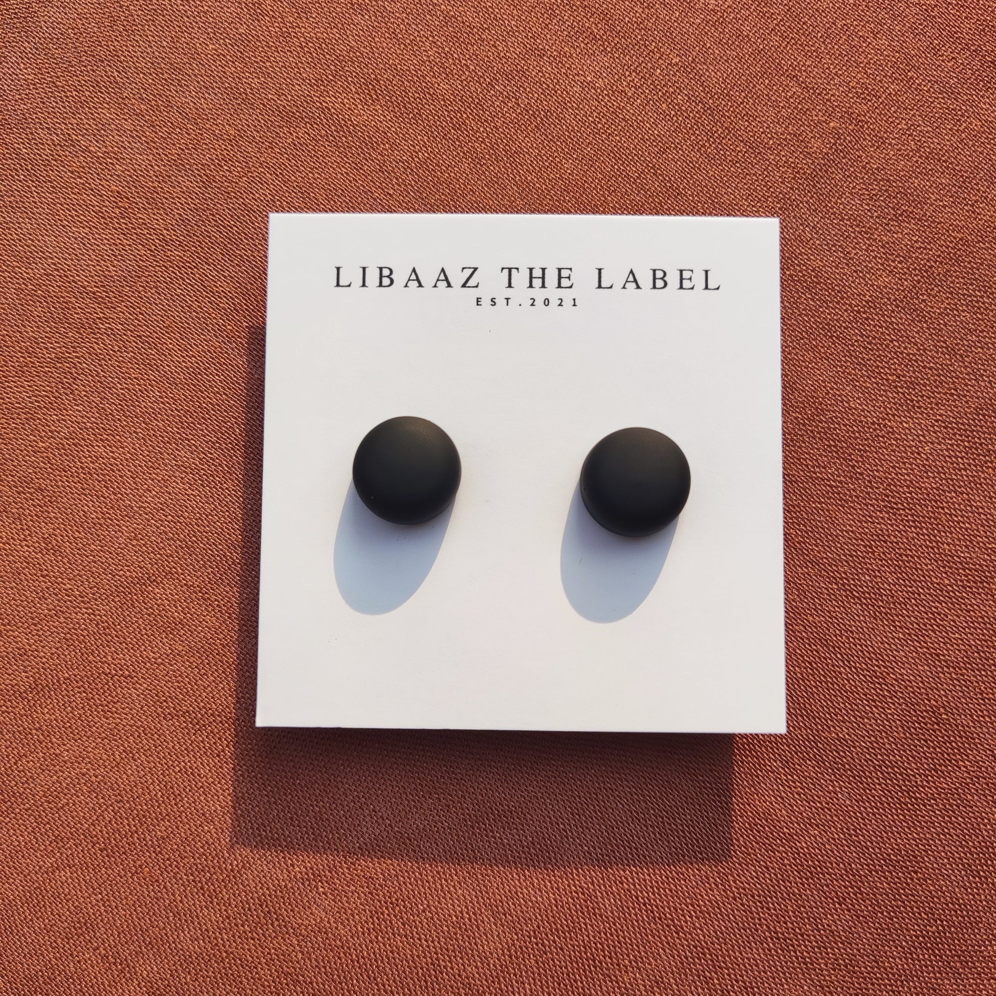 Onyx Black Hijab Magnet (2 Pairs)