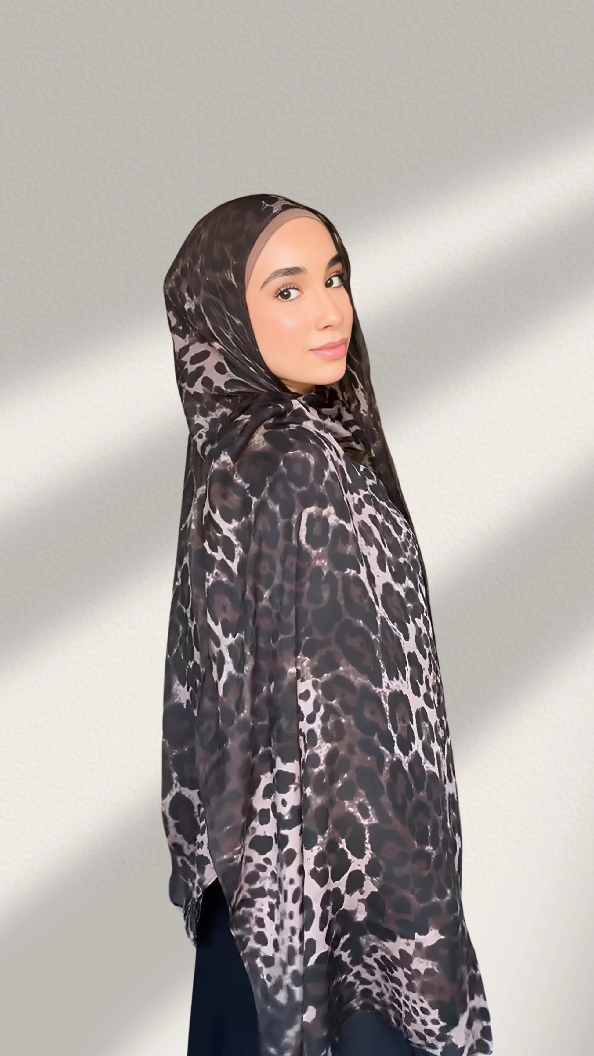 Leopard Print Modal Hijab